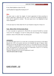 Business Law Case Studies With Solution