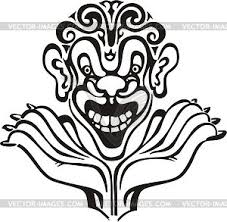 Only a few designs have other. Clown Tattoo Vector Clipart