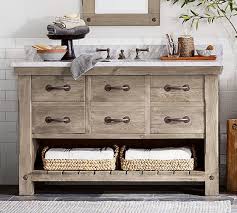 • made of 100% natural marble. Benchwright 56 5 Single Sink Vanity Pottery Barn