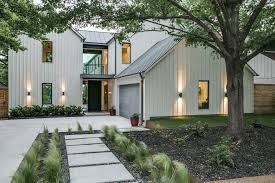 Simple Farmhouse Landscaping Contemporary Farmhouse Exterior Lake Houses Exterior Modern Farmhouse Exterior