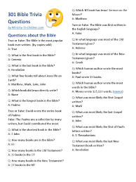 Click on the image of the trivia that best fits your audience and occasion, then download and print. Printable Children S Bible Trivia Questions And Answers Quiz Questions And Answers