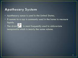 The Apothecary Household System Of Measurement Ppt Video Online Download