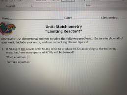 What is the appropriate number of significant figures? If 50 0 G Of Kcl Reacts With 50 0 G Of O2 To Produce Kclo3 According To The Following Equation How Brainly Com