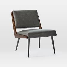 Leather slipper chair west elm. Verona Leather Slipper Chair