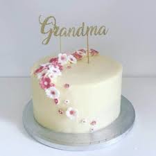 So, these paper tassels are easy to make with some crepe paper cut from the bottom and some twine to tie the top. Grandma Birthday Cake Decoration Cake Topper Party Decorations Grandma Birthday Grandparents Cake Decoration Any Glitter Colour Amazon Co Uk Handmade