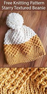 Daisy Stitch And Star Stitch Knitting Patterns In The Loop Knitting Knitting Patterns Free Hats Knitting Hat Knitting Patterns