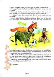 Relates how the idle camel got a hump on his back. Ncert Book Class 8 English It So Happened Chapter 1 How The Camel Got His Hump Aglasem Schools