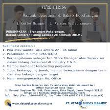 Check spelling or type a new query. Info Loker Transmart Pekalongan Bkk Smk Nu Kesesi Facebook