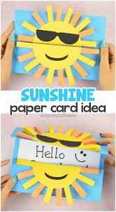 See more ideas about cards, fancy fold cards, fun fold cards. Sun Diy Paper Card Fun Paper Craft For Kids Easy Peasy And Fun