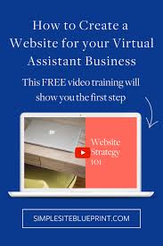 How To Create A Website For Your Virtual Assistant Business Video Virtual Assistant Business Virtual Reality Technology Virtual Assistant Jobs