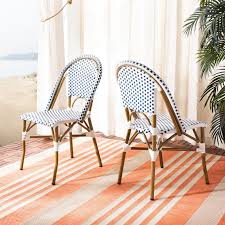Mistana Rahul Patio Dining Side Chair Reviews Wayfair In 2020 Outdoor Dining Chairs Side Chairs Dining Patio Dining Chairs