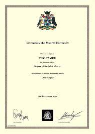 Liverpool john moores university is situated in liverpool in england state of united kingdom. Frame For Degrees From Liverpool John Moores University