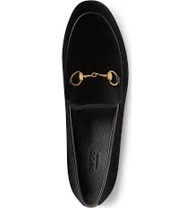 Black And White Loafers Ladies Main Image Gucci Brixton Velvet Loafer Women Loafers For Women Velvet Loafers Gucci Loafers Women