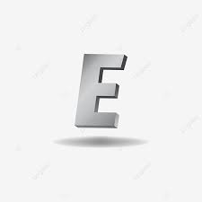 3d wood letter alphabet for table top, party decor,. 3d Alphabet Letter E Silver Design Alphabet Letter Silver 3d Letter Png And Vector With Transparent Background For Free Download