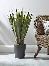 New Faux Potted Tall Agave Artificial Flowers Plants Decorative Home Accessori Artificial Plants Decor Artificial Plants Indoor Artificial Plants Outdoor