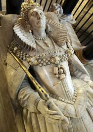 Queen Elizabeth's tomb in Westminster Abbey