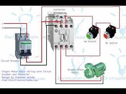 They can be accommodating when determining a fault in the connections, installing new wires and devices, locating electrical outlets, etc. Single Phase Motor Contactor Wiring Diagram In Urdu Hindi Youtube