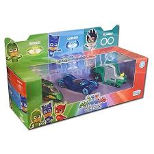 3 Pack Pj Maskeler Pijama Kahramanlari Araba Metal Gecko Kedi Boy Romeo Fruugo No