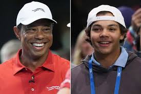Tiger Woods' Son Charlie Laughs as His Dad Gets Thrashed in First TGL Game