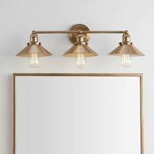 Jonathan Y August 26 5 In 3 Light Metal Brass Gold Vanity Light Jyl7431a The Home Depot Industrial Bathroom Lighting Vanity Lighting Bath Vanity Lighting