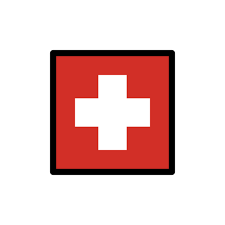 Il est composé d'une croix blanche sur fond rouge. Flag Switzerland Emoji