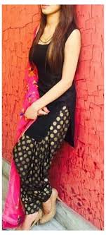 Black And Pink Punjabi Suit Combination Patiala Salwar Suits Color Combos Indian Outfits In 2020 Patiala Suit Designs Fashion Indian Outfits