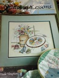 Very good condition, some wear to edges/corners, see pictures. Paula Vaughan Cross Stitch Pattern Quilting Lessons Book 14 Quilter