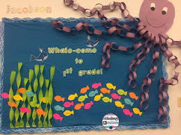 Another creative activity to keep little ones busy is the under the sea glitter mosaic craft kit. Back To School Ocean Theme Ocean Theme Classroom Decorations Ocean Theme Classroom Ocean Theme Preschool