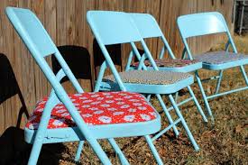 Punk Projects Restyled Folding Chairs Diy Mantel De Vinilo Sillas Sillas Plegables