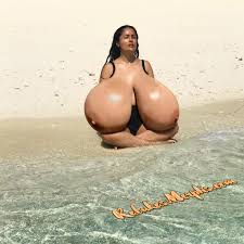 Sa.Ha. giant tits in yoga pose at the beach – Kabukas Morphs