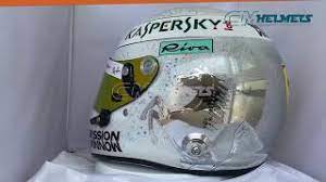 Charles leclerc says he is running a special abu dhabi grand prix helmet livery dedicated to departing ferrari formula 1 teammate sebastian vettel to show respect for a great guy. Sebastian Vettel 2019 Abu Dhabi Gp F1 Replica Helmet Full Size Youtube