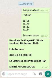 Grattez la case « votre numéro audi » et découvrez votre numéro alphanumérique non décomposable (3 chiffres, 1 lettre et 3 chiffres) valide pour le tirage de 1. Resultats Loto Fortune Benin Du 18 01 2019 Loto Togo Diamant Benz Kadoo Sam Et Benin Star Fortune Bienvenue Sur La Page Des Gagnants Lonato Lnb Parifoot Premierbettogo