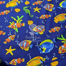 Novelty Under The Sea Kids 100 Cotton Fabric Clothing Craft Quiting Ebay