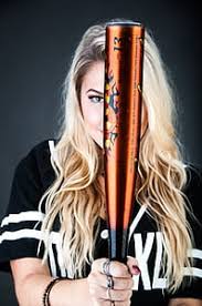 Find the perfect bat for you Royalty Free Photo Woman Holding Brown And Black Baseball Bat Pickpik