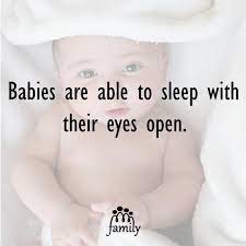 No One Knows Exactly Why Some Babies Sleep With Their Eyes Open But It May Have Something To Do With Spending More Time In Rem Sleep Sleeping With The Eyes Op