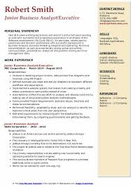 Collaborate with it professionals to implement effective systems. Junior Business Analyst Resume Samples Qwikresume