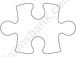 Allow the cheek pieces to overlap on top of the mouth piece by about 1'' and pin at the top and bottom of each cheek piece. Large Puzzle Piece Template Printable Pdf Download