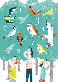 Colour Bird On Tree Drawing Green Living Masako Kubo Bird Illustration Illustration Art Illustration Design
