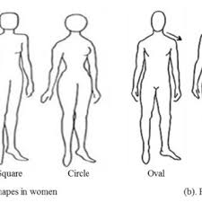 Size Chart Of An Ideal Womens Body Shape Triangle