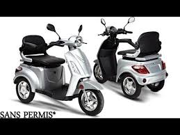 Vous vous demandez quel permis est nécessaire pour conduire un scooter trois roues ? Scooter 3 Roues Deltascoot Modele Shopy 800 Youtube