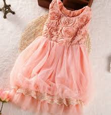Peach Color Classic Dress For Girls Flower Girls Outfit Pageant Party And Wedding Dresses Rudelyn S Pink Flower Girl Dresses Girls Lace Dress Rose Lace Dress