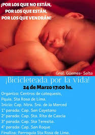 Cada 25 de marzo se celebra el día del niño por nacer, fecha que coincide con la anunciación de la solemnidad en la fe cristiana. Grupos Pro Vida Marcharan Para Homenajear Al Nino Por Nacer En Su Dia La Gaceta Salta
