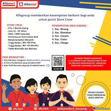 Lowongan kerja pt columbus karawang walk in interview. Lowongan Kerja Alfamart Branch Karawang Desember 2020