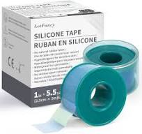 Amazon.com: LotFancy Cinta de silicona médica, 2 rollos de 1 ...