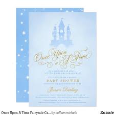 Once Upon A Time Fairytale Castle Boy Baby Shower Invitation Zazzle Com Baby Shower Invitations For Boys Baby Shower Invitations Boy Baby Shower Card