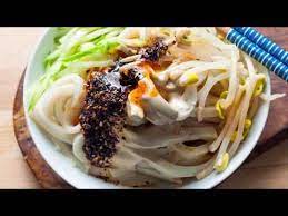 小高姐凉皮 西安麻酱凉皮简易凉皮的做法 第一次加水醒1小时 第二次加水后放旁边备用 asian recipes china food homemade noodles