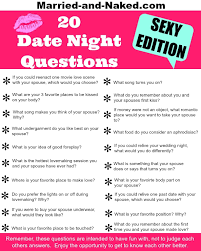 Answer these 10 questions to know how much you know about sex! 20 Sexy Date Night Questions Free Printable