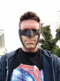 I made myself a batman covid mask 😁