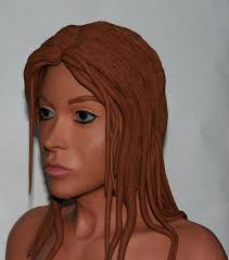 What is skin tone clay used for in sculpting?