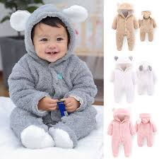 New Newborn Baby Boy Girl Kids Bear Hooded Romper Jumpsuit Outfit Clothes  Outfit | eBay